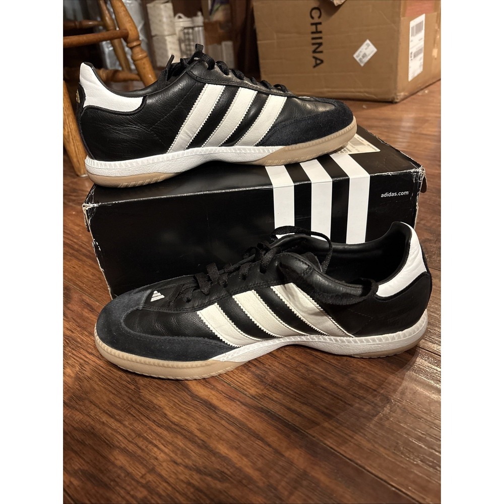 ADIDAS Samba MN Millennium Black White Gum Men Unisex Casual Shoes IF1952 8.5